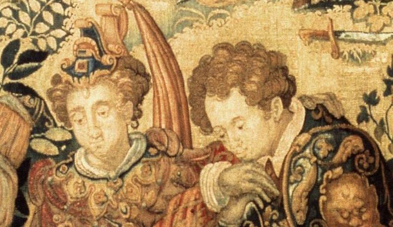 Amadis rescatando a Oriana (detalle). Autor: François Spierincx