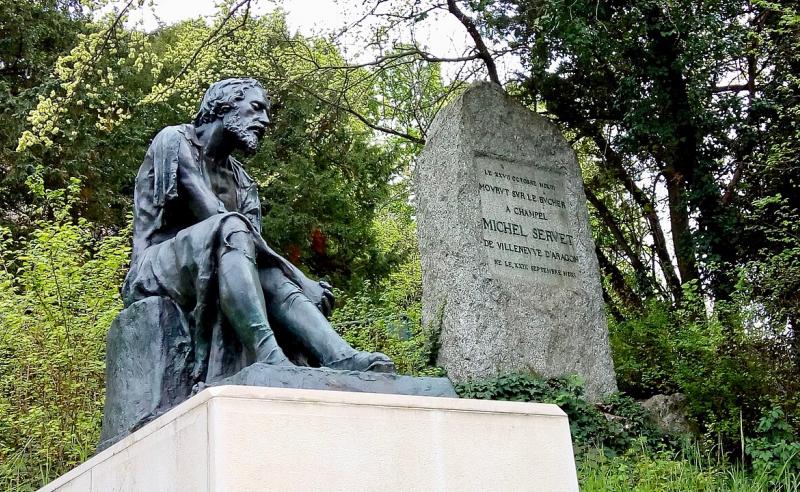 Monumento a Miguel Servet en Ginebra